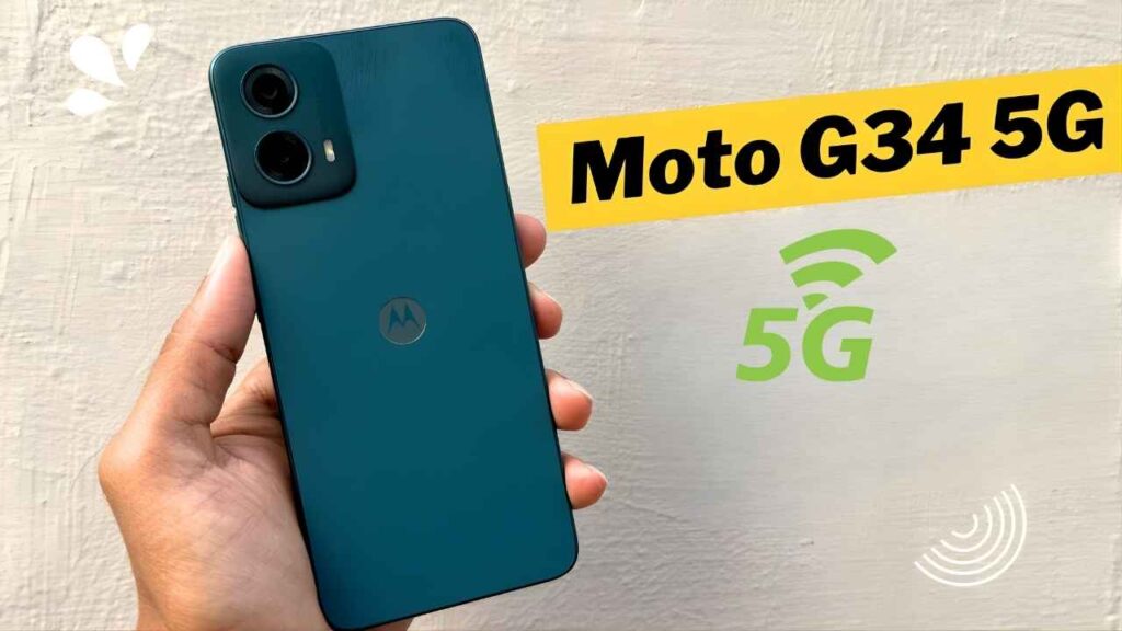Moto G34 5G Launched - Smooth Performance and Stylish Design at a Low Price